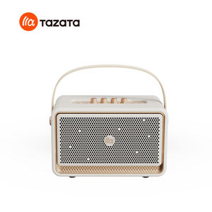 Altavoz Inalámbrico Retro de 60W con Sonido Superpotente, Diseño de Madera y Cuero, con Micrófono para Interiores - Product Image 2