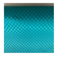 Tissu imperméable en polyester Oxford 210D avec revêtement PU et motif jacquard diamant