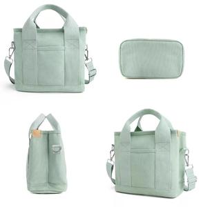 Bolsa de Mano Pequeña de Lona de Alta Calidad OEM, Bolsa de Compras de Gran Capacidad, <span class=keywords><strong>Mini</strong></span> Bolsa de Viaje para Mujer - Product Image 4