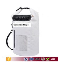 Bolsa Seca Impermeable de PVC con Logotipo Personalizado - Bolsa de Compresión Seca Enrollable, Bolsas Secas Flotantes para Natación