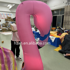 Animale gonfiabile mascotte rosa aria soffiato fenicottero saltare in aria per la pubblicità - Product Image 4