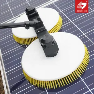 Brosses de nettoyage de panneau solaire direct d'usine outil de nettoyage de panneau photovoltaïque électrique brosse équipement d'outil de nettoyage de panneau solaire