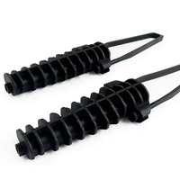 Pince en plastique pour câble à fibre optique pour l'extérieur Pince de tension de type coin d'ancrage pour réseau 4G et GSM pour utilisation FTTH