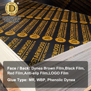 Contrachapado de Eucalipto con Revestimiento de Película y Logotipo Personalizado, con Pegamento Fenólico, Impermeable, para Encofrados de Construcción - Product Image 3