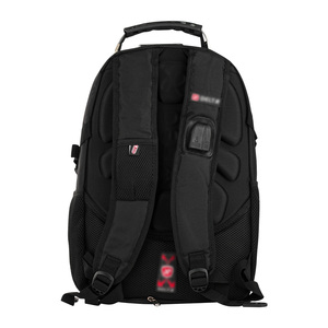 Mochila escolar de gran capacidad, mochila negra para ordenador portátil, mochila para ordenador de viaje de negocios, mochila de nailon duradera para hombres y mujeres - Product Image 3