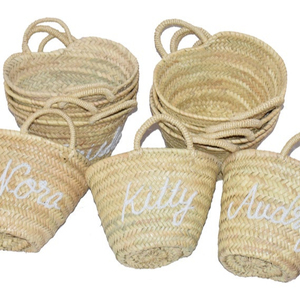 Panier marocain en paille personnalisé tendance - Product Image 1