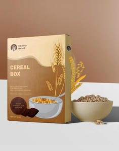 Individuell Bedruckte Zusammenklappbare Aufbewahrungsbox für Lebensmittelverpackungen Getreide-Einzelhandels-Kartonschachteln für Müsli im Großhandel - Product Image 5