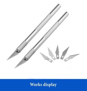 <strong>Small</strong> Handicraft <strong>Utility</strong> Knife Kit Stainless Steel <strong>Blades</strong> for Mobile Phone Film &amp; Paper Cut Customizable OEM Support - Product Image 3