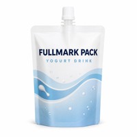 Pochette à bec verseur personnalisée pour l'emballage de yaourts, boissons et jus – Sac d'emballage liquide anti-fuite avec buse