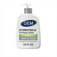 Lotion corporelle raffermissante AHA Centella Asiatica CICA au design pompe, facile à appliquer, hydratante, pour une peau lisse et ferme, à utiliser la nuit