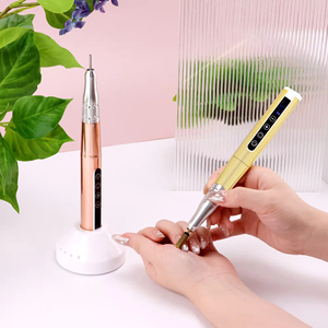 Portable Electric Nail <b>Drill</b> Machine with Nail <b>Drill</b> <b>Bit</b> Set Professional Manicure Polisher Tool - Product Image 3