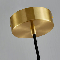 Lustre de salle à manger décoratif et d'îlot de cuisine de style nordique avec lampe de taille moyenne