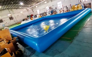 <span class=keywords><strong>Piscine</strong></span> gonflable grande capacité avec parois latérales renforcées, parc aquatique extérieur et lieux de réception pour fêtes - Product Image 4