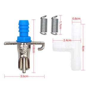 Otomatik kafesli galvanizli tavşan içme sistemi tavşan nipelleri su içme çeşmeleri - Product Image 2