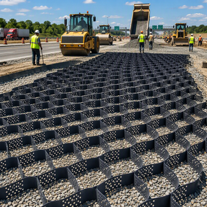 Geocelda de HDPE 100% Virgen de Instalación Rápida Taurus, Estándar ASTM para Construcción de Carreteras, Muros de Contención y Estabilización del Suelo - Product Image 4