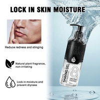 Gel après-rasage transparent non irritant à la fragrance végétale naturelle