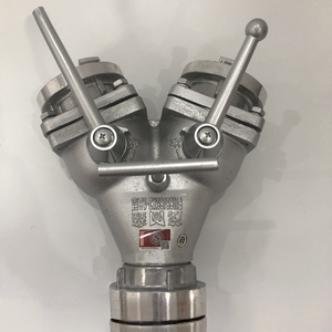 Diviseur <span class=keywords><strong>de</strong></span> tuyau d'incendie bidirectionnel FII65 2,5'' en Y, 1 entrée 2 sorties, type Storz, en alliage d'aluminium pour la lutte contre les incendies - Product Image 2