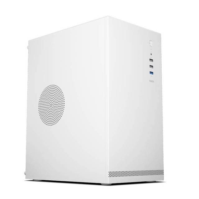 MATX PC Case Gaming Computer Case Desktop Tower Chassis with High Airflow Cooling Support 260mm GPU 160mm CPU Cooler 3 USB Ports