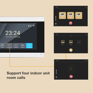 Visiophone intelligent Wi-Fi multi-unités 7 pouces avec écran tactile IP Tuya pour villa - Product Image 2