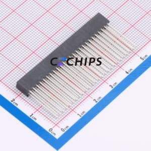 SQT-125-02-L-D Pin Socket Through hole Component (THT),P=2mm Connector 2mm 2mm Through Hole Double Row - Product Image 2