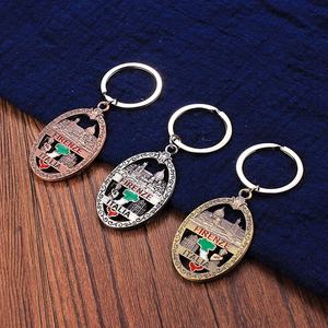 Italie <span class=keywords><strong>Voyage</strong></span> Qualité Souvenir Porte-clés Clé En Métal Personnalisée avec Logo Conception <span class=keywords><strong>Florence</strong></span> Porte-clés pour Destination Touristique Cadeaux - Product Image 2