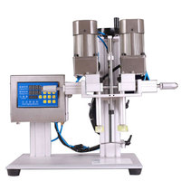 Machine de bouchage de bouteilles à commande numérique avec fonction de comptage, bouchonneuse à vis programmable pour la production de petites séries