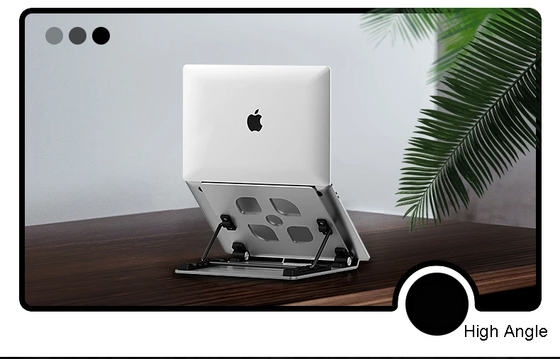 Universal Aluminum Ergonomic Adjustable Ventilated Desktop Tablet Stand Laptop Holder