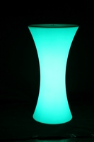 Meuble de bar lumineux, lampe led d'humeur romantique, change de couleur, lumière à led, table de cocktail