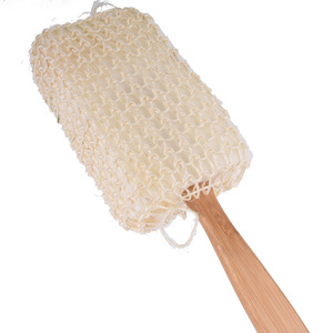 Brosse de bain en <span class=keywords><strong>bambou</strong></span> personnalisée pour soins personnels de beauté OEM marque privée Spa <span class=keywords><strong>chaume</strong></span> cactus sisal - Product Image 2