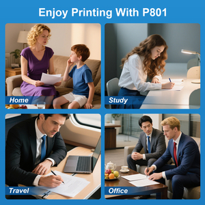 NETUM A401 휴대용 무잉크 A4 열전사 프린터 210x297mm 무선/USB 충전식 203DPI 1500mAh 멀티 OS 재고 있음 - Product Image 3