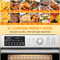 Horno Tostador Multifunción OEM con Pantalla Táctil y Control por Perillas, 21 Programas Preestablecidos, 8 Modos de Cocción para Repostería al por Mayor