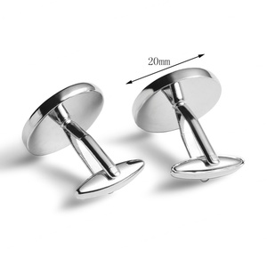 Mancuernillas Redondas de Esmalte Suave en Color Verde y Blanco, Precio Económico Directo de China - Product Image 3