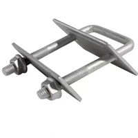 Accessoires de fixation solaire, raccords PV en aluminium, connecteur à boulon de serrage pour système de support de panneaux solaires sur toit et au sol