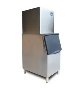 商用制冰机335瓦不锈钢制冰机132磅制冰机