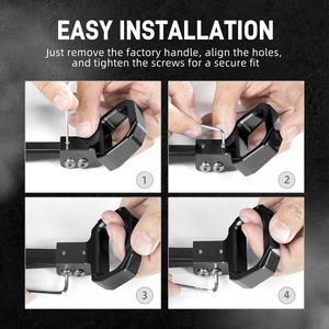 Juego de Manijas de Aluminio BEVINSEE para Liberación y Ajuste de Asientos para Volkswagen Jetta Syncro Passat CC <span class=keywords><strong>Polo</strong></span> Sedán - Product Image 5