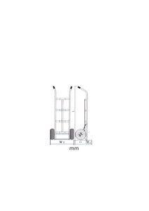 <span class=keywords><strong>Ht1560</strong></span> chariot à main Chariot À Main À Deux Roues Pour La Livraison 80kgs - Product Image 2