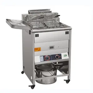 Gas Open Chicken Fryer/Gas Chips Friteuse/Tischplatte Gas Friteuse