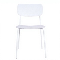 Chaises de terrasse pour restaurant, design contemporain, plastique jaune, modèle KS KS10, mobilier pour la maison, restaurant, café, vente en gros