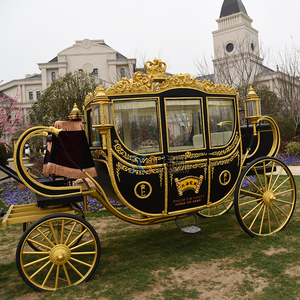 Móvil elegante eléctrico Royal Horse Buggy Prince William Carro de boda precio bajo princesa Royal Horse Carriage en venta - Product Image 4