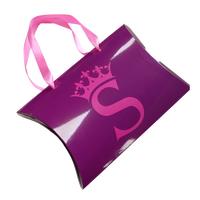 Boîte d'oreiller de cheveux en papier, boîte d'emballage de perruque personnalisée avec Logo de luxe
