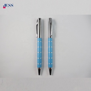 ปากกาลูกลื่นสีฟ้าพร้อมโลโก้ที่กำหนดเองปากกาลูกลื่นสำหรับโรงเรียนสำนักงาน - Product Image 4