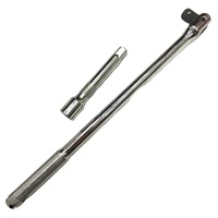 Ensemble d'outils de réparation automobile en métal de 24 pièces, boîte de 1/2 pouce, douilles, clés à roue, douilles de réparation, ensembles d'outils pour voitures, vélos