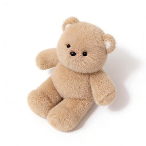 Ours en peluche brun doux, jouet animal en peluche, ours en peluche personnalisé en polyester et coton PP - Product Image 4