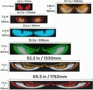 Jl Kích thước dài p4p5p6 HD linh hoạt Xe <span class=keywords><strong>LED</strong></span> Bảng điều chỉnh di chuyển tin nhắn <span class=keywords><strong>LED</strong></span> ma trận Bảng điều chỉnh ánh sáng lên <span class=keywords><strong>LED</strong></span> USB 5V linh hoạt áp dụng kính - Product Image 6