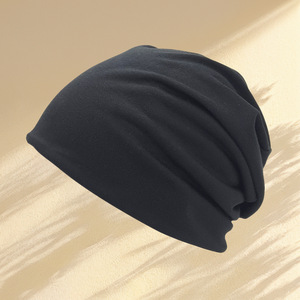 Solid Color Slouch Beanie Unisex Lightweight Breathable Warm Windproof Stack Hat Adult Fashion Trendy Thin Fit - Product Image 3