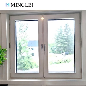 Fenêtres à bascule et à rotation MINGLEI, maison passive, triple vitrage, <span class=keywords><strong>fenêtre</strong></span> à bascule et à rotation en aluminium français avec moustiquaire - Product Image 6