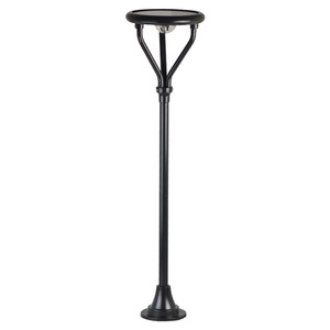 Lampe solaire de jardin, lampadaire extérieur, lampadaire LED IP65 résistant à l'eau, contrôle par capteur de lumière, 5000K lumière du jour, alliage d'aluminium - Product Image 4