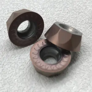 Grewin Carbide Round Turning Inserts CNC Lathe Hard Alloy Cutting Insert Milling Cutter RPMT1204MOE-BJS RPMT Inserts