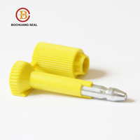 Scellés à boulon jetables BCB203 haute sécurité pour conteneurs et expéditions