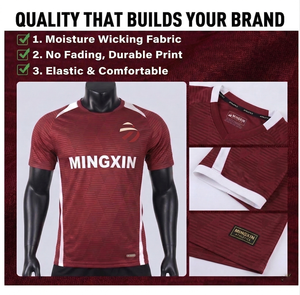 2024 Maillot <span class=keywords><strong>de</strong></span> Football Homme Personnalisé à Sublimation, Respirant, Séchage Rapide, Style Tendance, <span class=keywords><strong>de</strong></span> Qualité Supérieure OEM - Product Image 4
